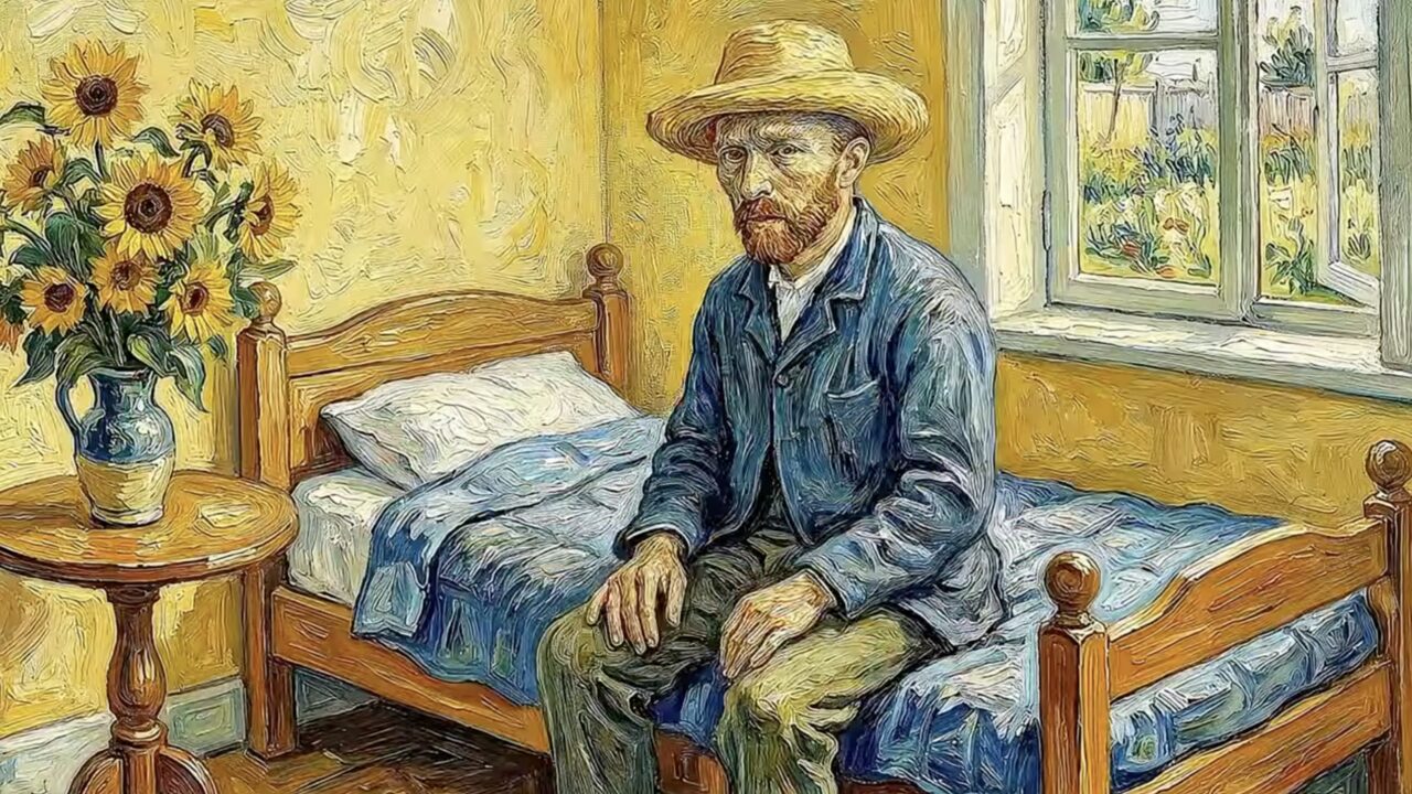 Van Gogh, Rue Lepic 54, parada do tour em Montmartre