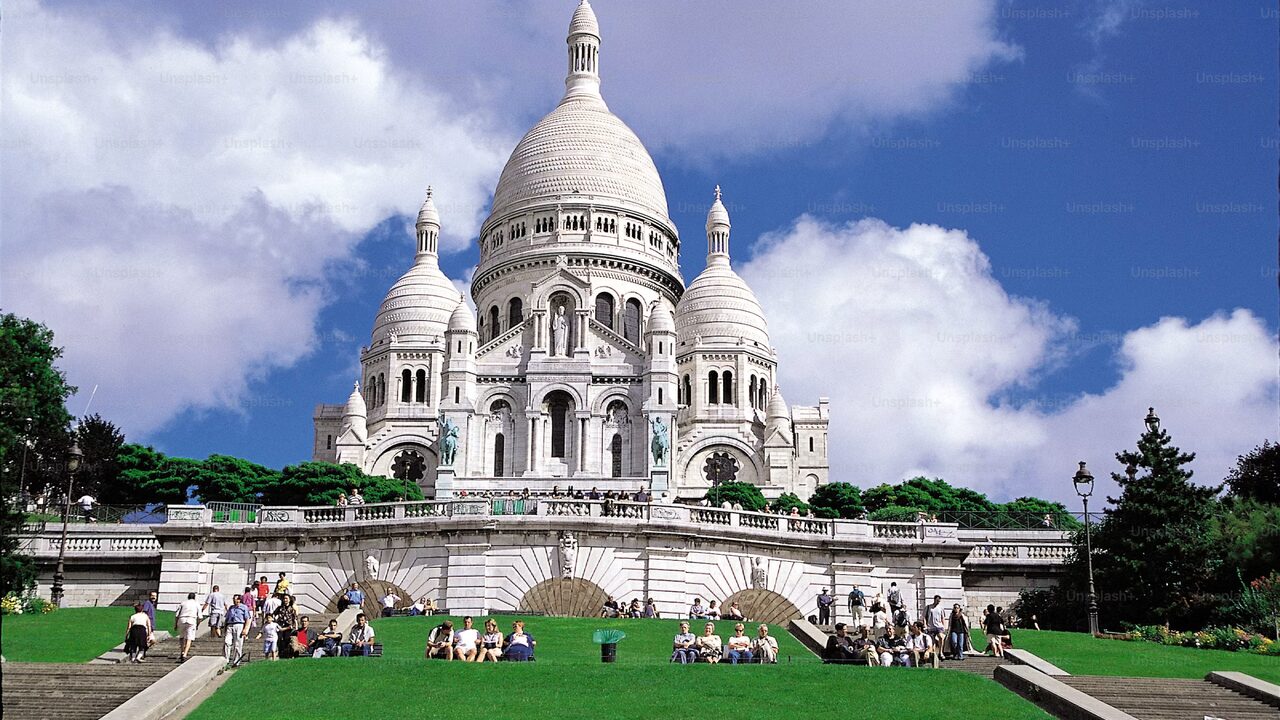Sacré-Cœur, parada do tour em Montmartre